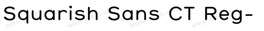 Squarish Sans CT Reg字体转换